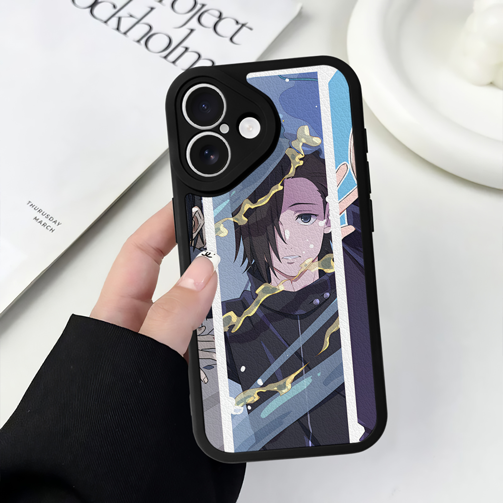 （画像用） SPY×FAMILY间谍家家酒 【iPhone 16シリーズ対応】シリコンスマホケース（レザー調） 材質：シリコン